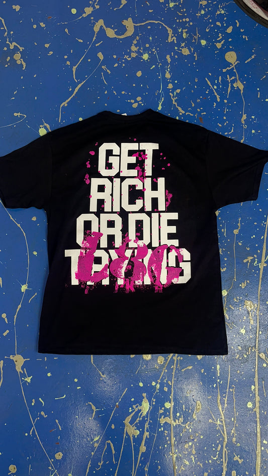 L8G - Black Tee (Purple)