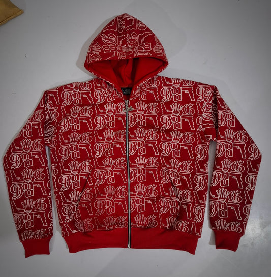 L8G - Red Zip Up