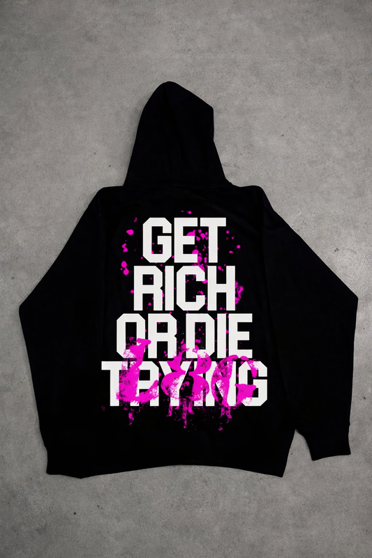 L8G - Black Hoodie (Purple)