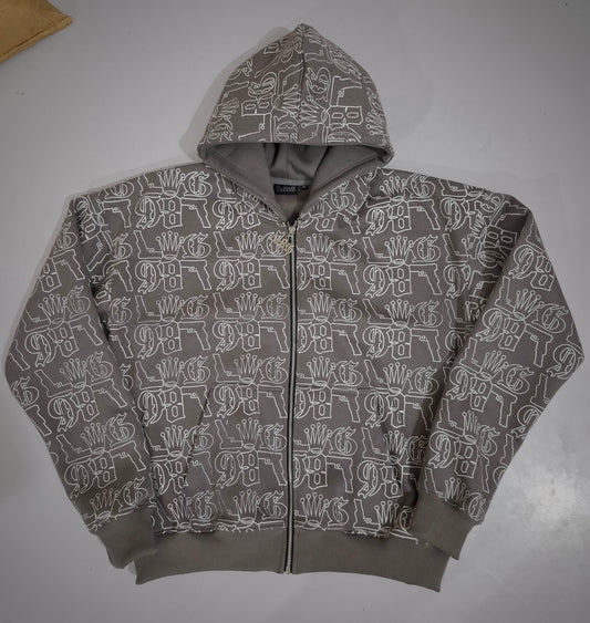 L8G - Grey Zip Up