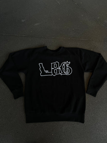 L8G Black Crewnecks