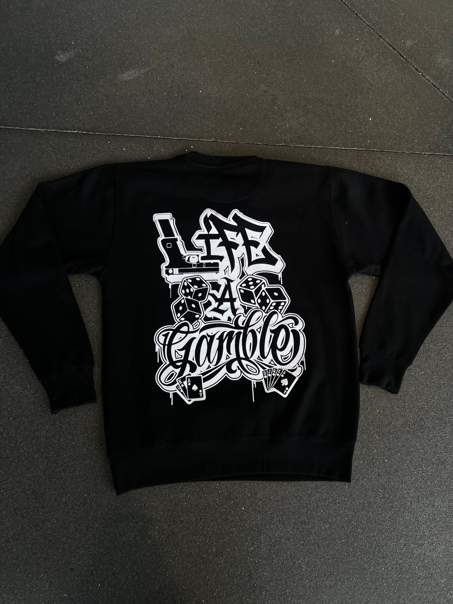 L8G Black Crewnecks