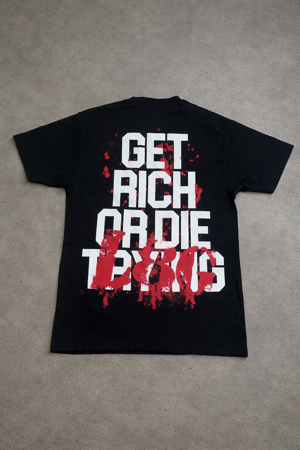 L8G - Black Tee (Red)