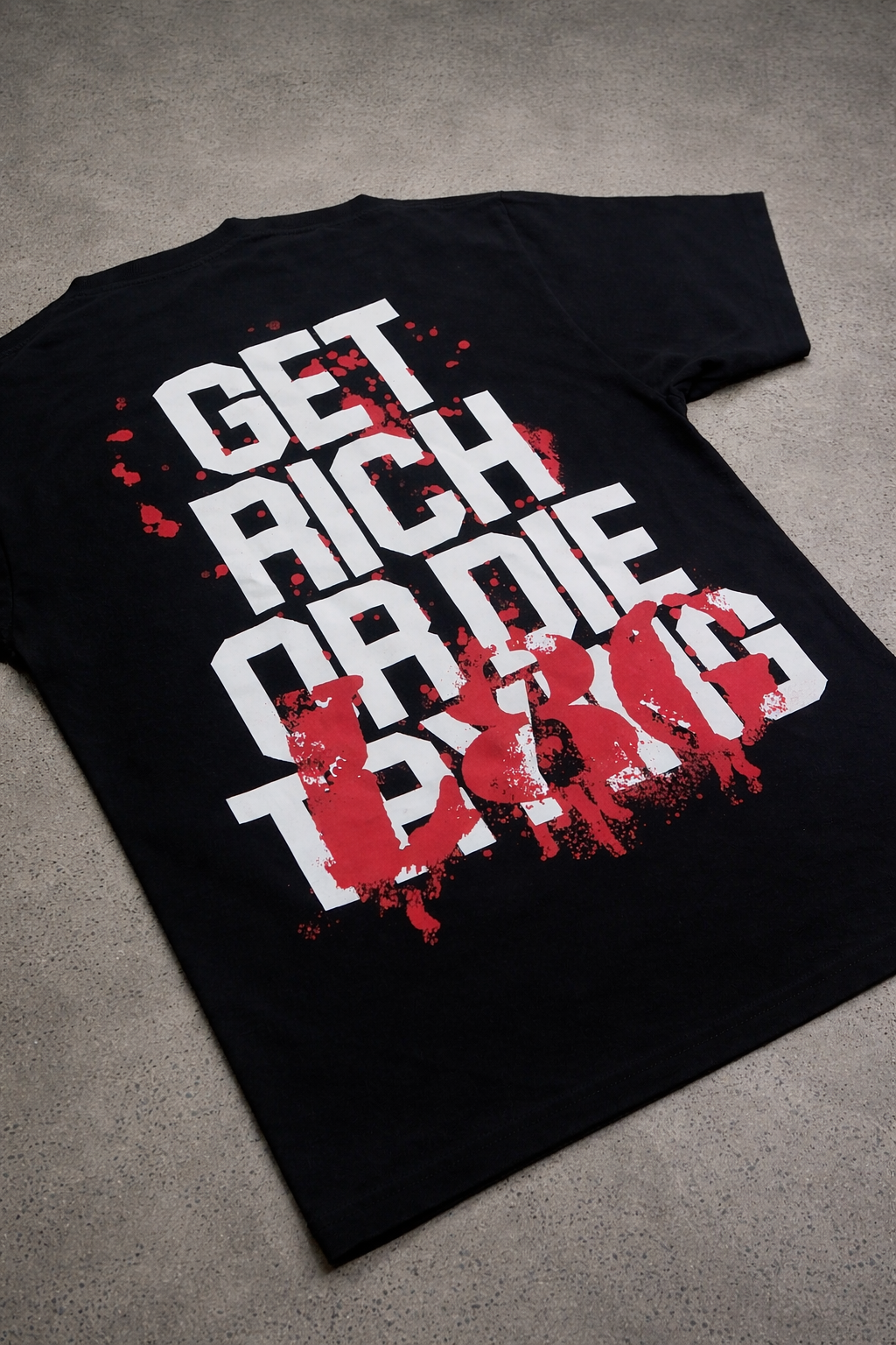 L8G - Black Tee (Red)